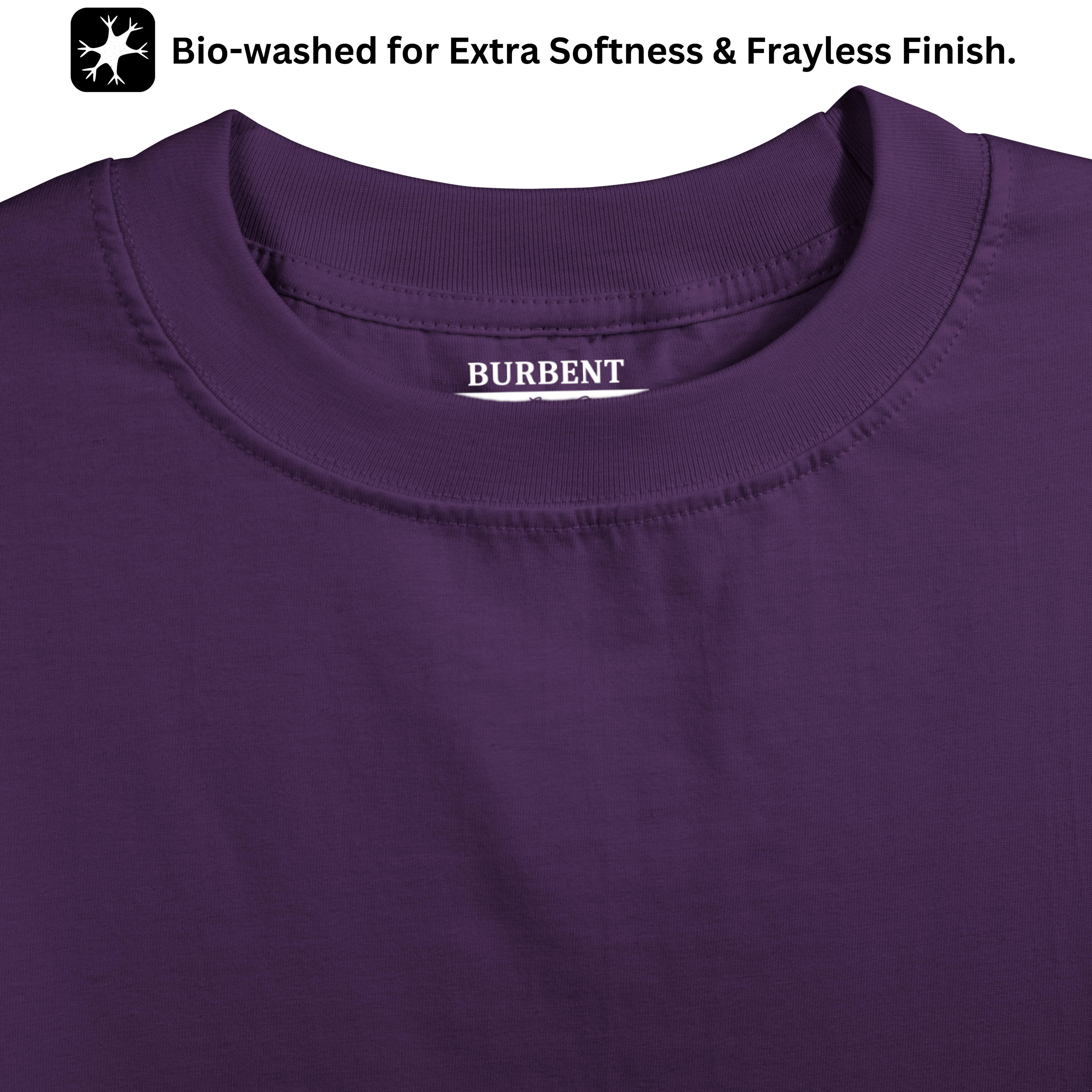 Purple Oversized Fit Unisex Tshirt