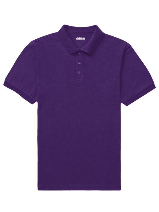 Purple Polo for Men - BURBENT®