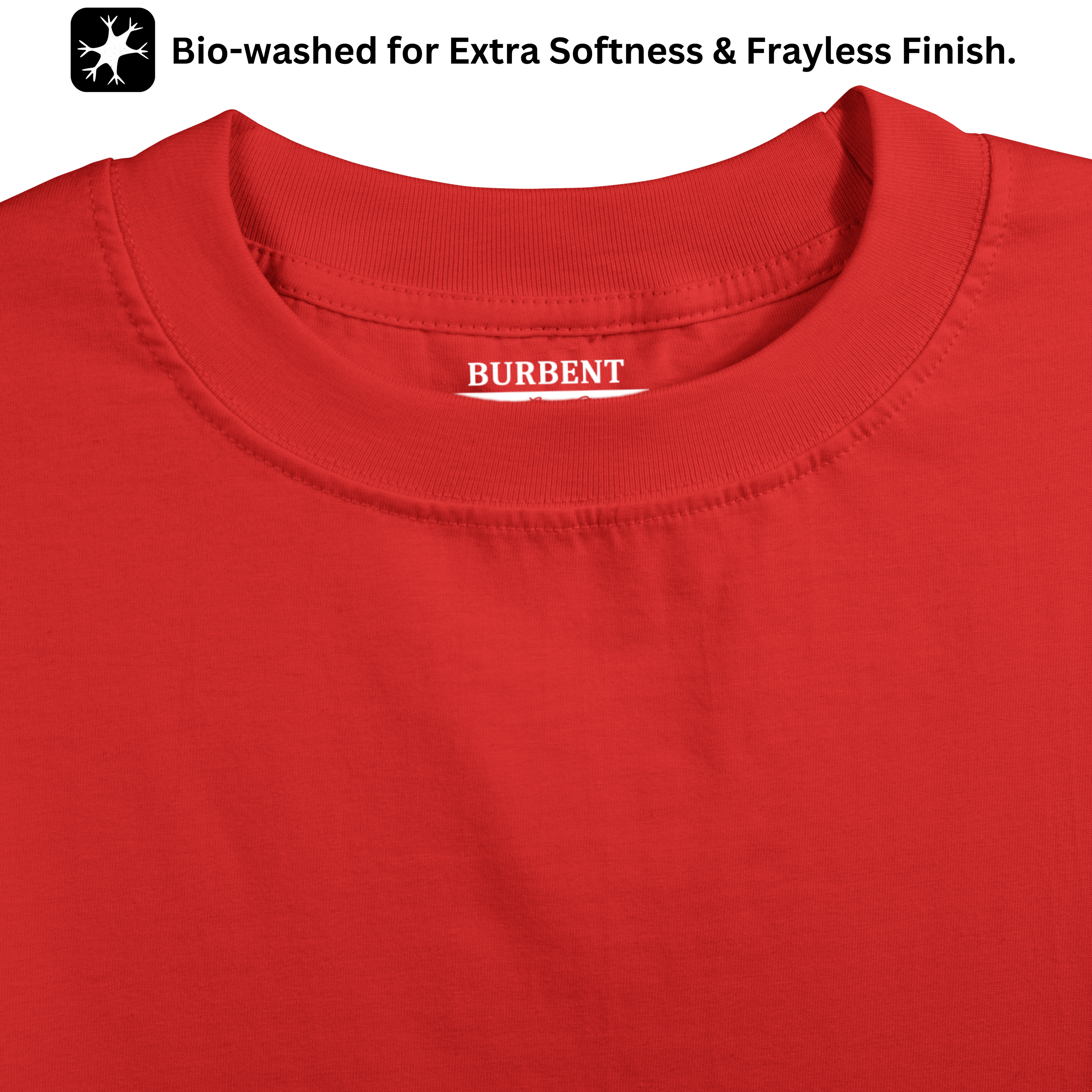 Red Oversized Fit Unisex Tshirt