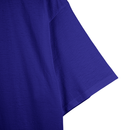 Royal Blue Unisex Regular Fit Tshirt - BURBENT®