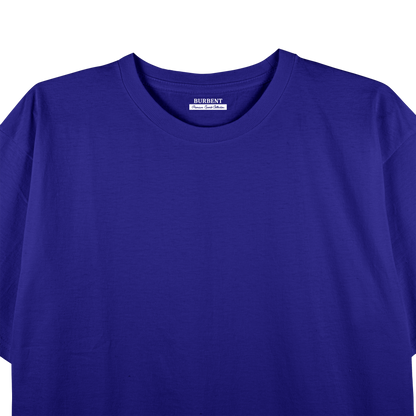 Royal Blue Unisex Regular Fit Tshirt - BURBENT®