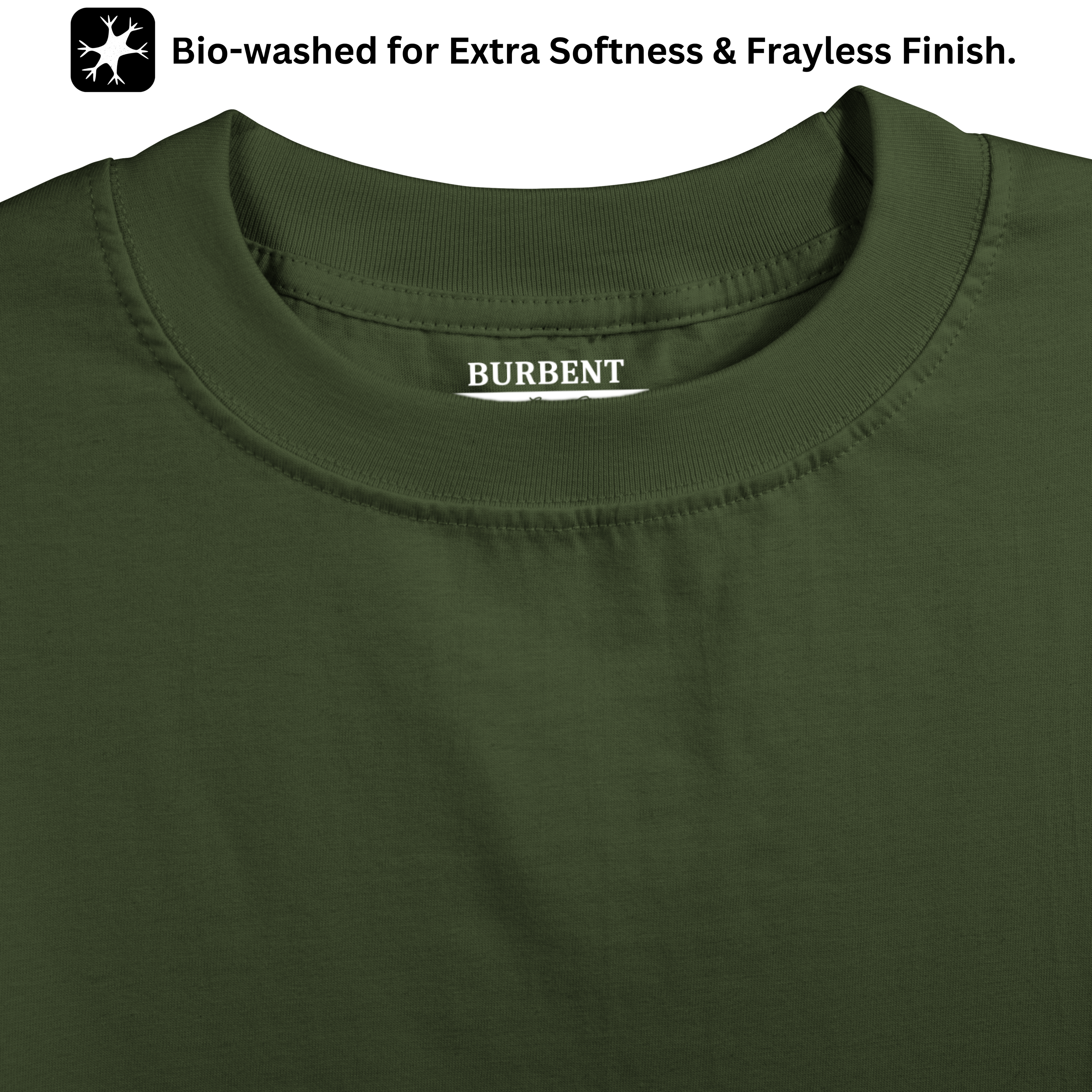 Olive Green Oversized Fit Unisex Tshirt