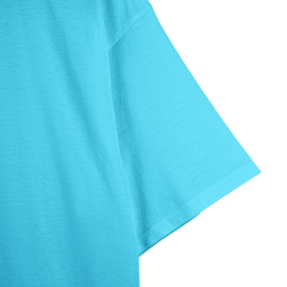 Sky Blue Unisex Regular Fit Tshirt - BURBENT®