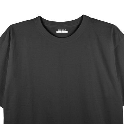 Steel Grey Unisex Regular Fit Tshirt - BURBENT®