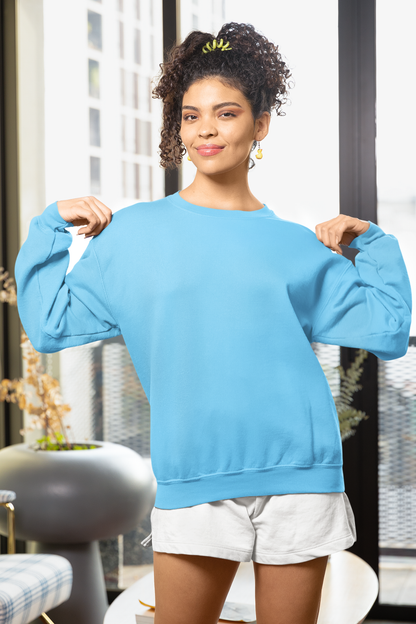 Baby Blue Unisex Crew Neck Sweatshirt - BURBENT®