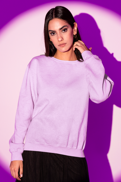 Lavender Unisex Crew Neck Sweatshirt - BURBENT®