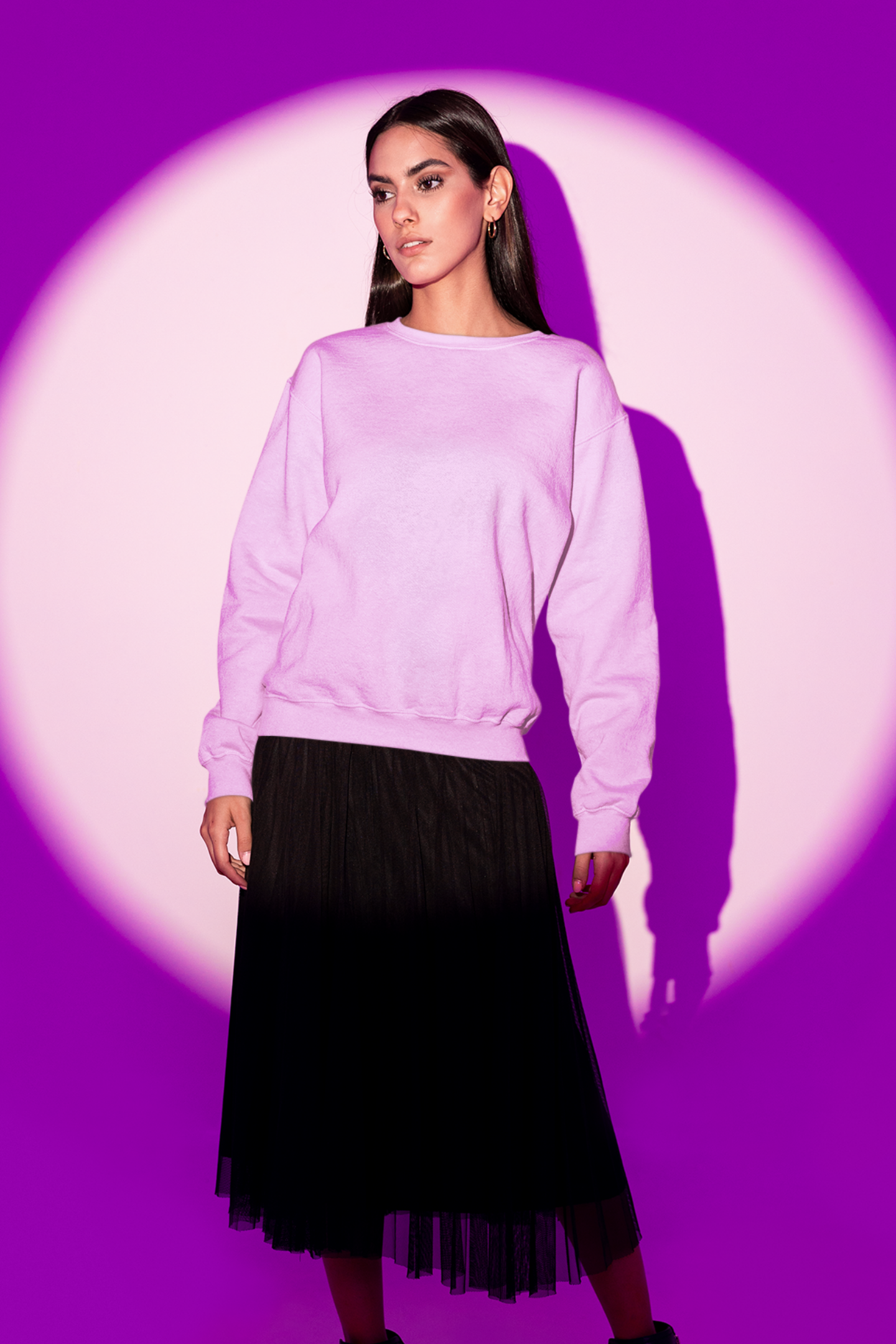 Lavender Unisex Crew Neck Sweatshirt - BURBENT®
