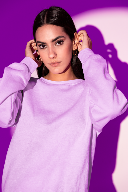 Lavender Unisex Crew Neck Sweatshirt - BURBENT®