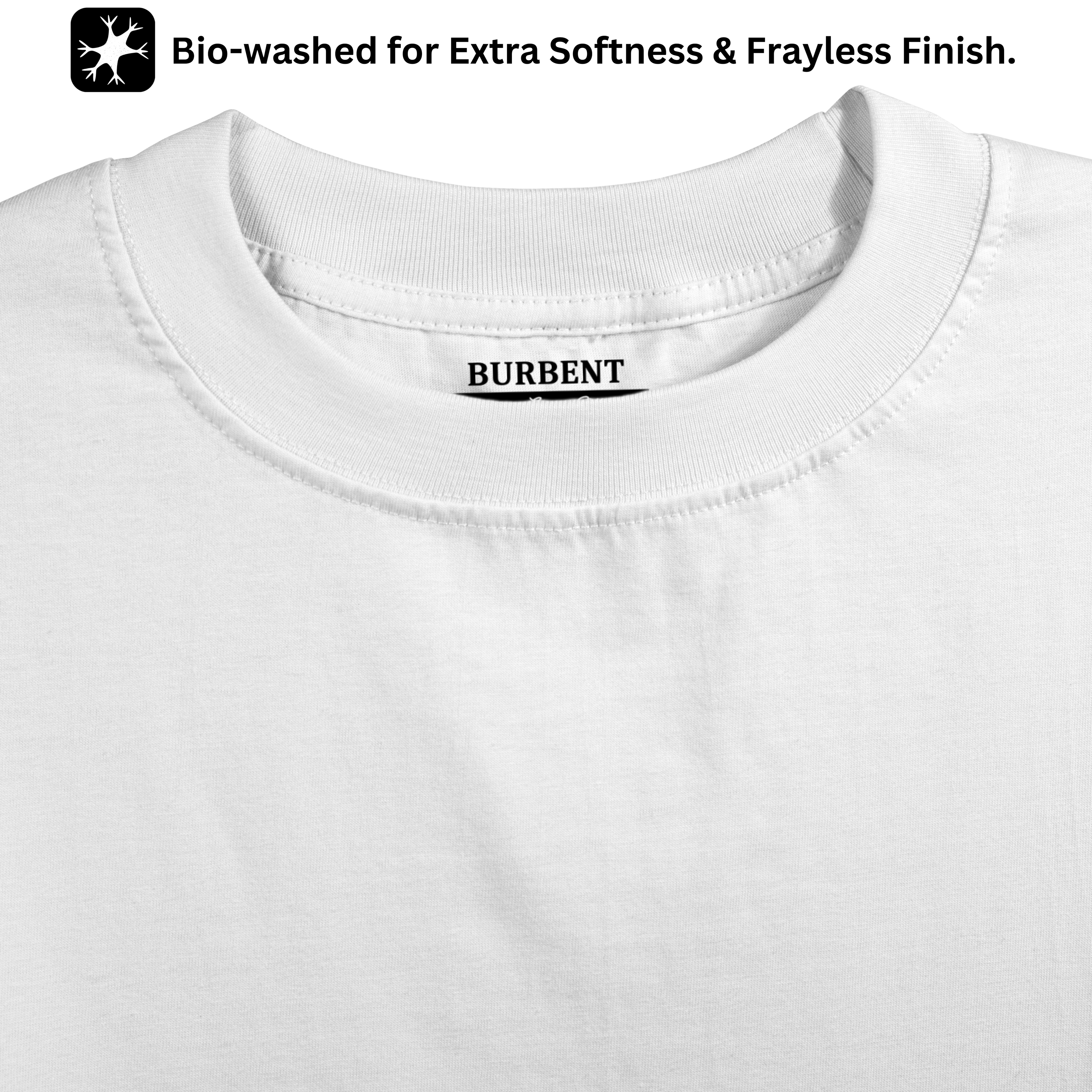 White Oversized Fit Unisex Tshirt