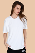 White Unisex Oversized French Terry T-Shirt