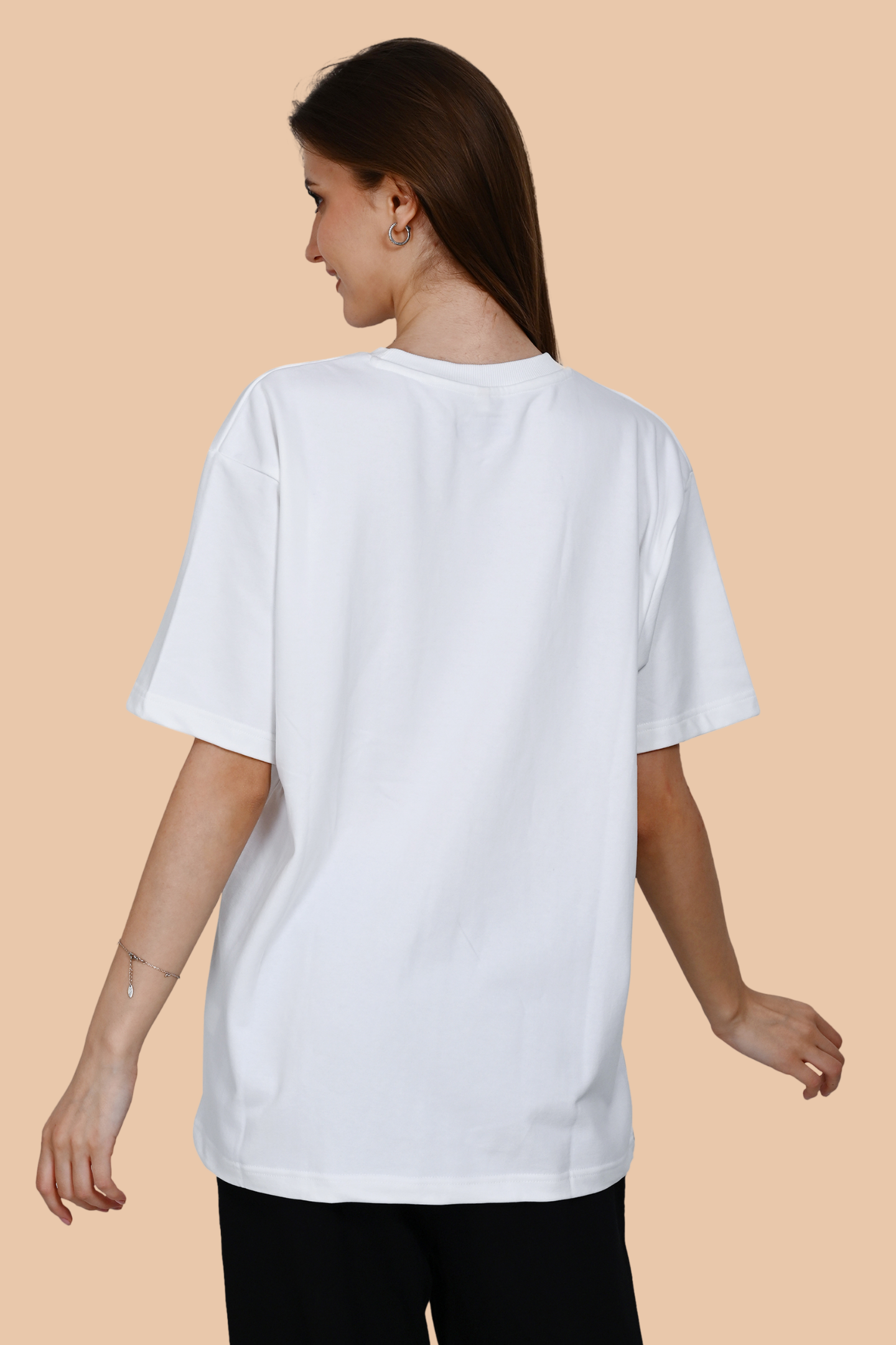 White Unisex Oversized French Terry T-Shirt