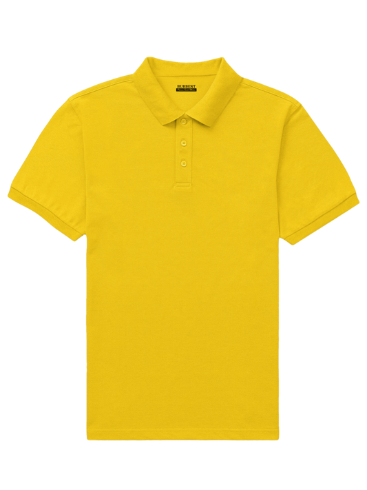 Yellow Polo for Men - BURBENT®