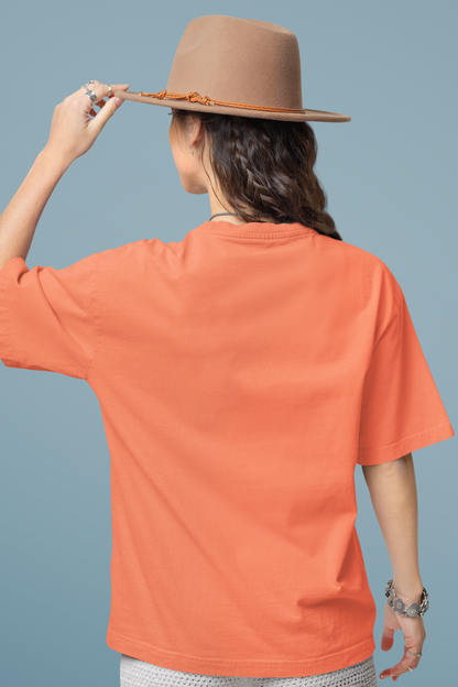 Coral Oversized Fit Unisex Tshirt - BURBENT®