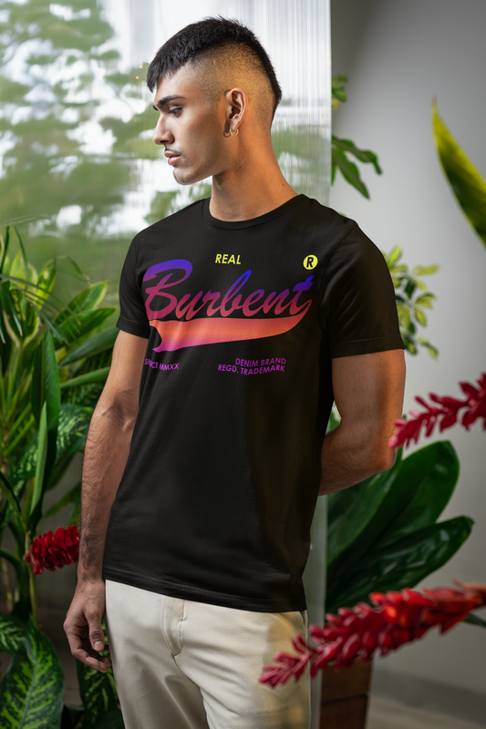 BURBENT® Originals: Gradient Logo Tee - Black - BURBENT®