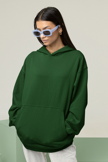 Dark Green Unisex Sweatshirt Hoodie - BURBENT®