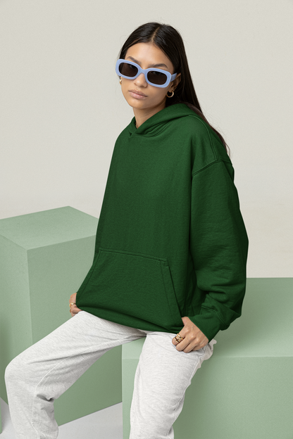 Dark Green Unisex Sweatshirt Hoodie - BURBENT®