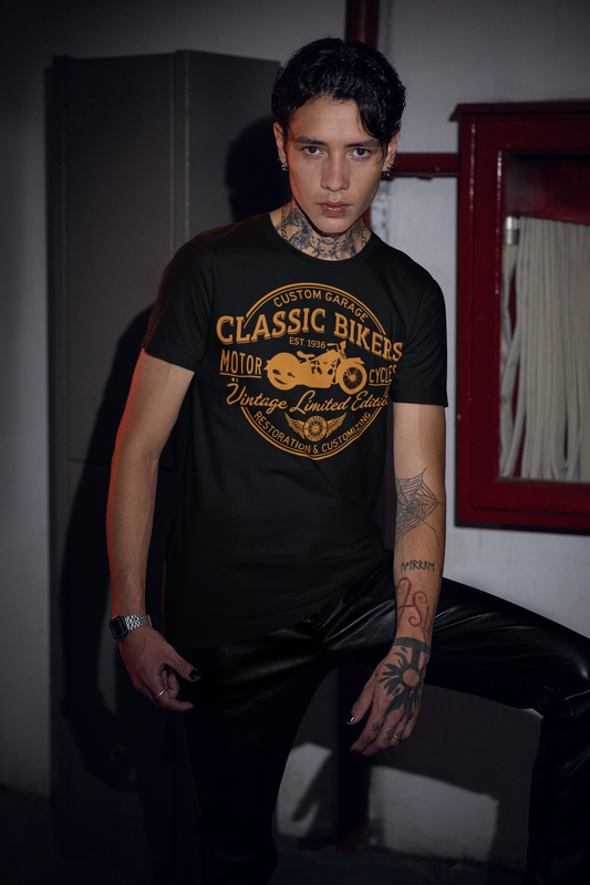Vintage Biker Club Tee - BURBENT®