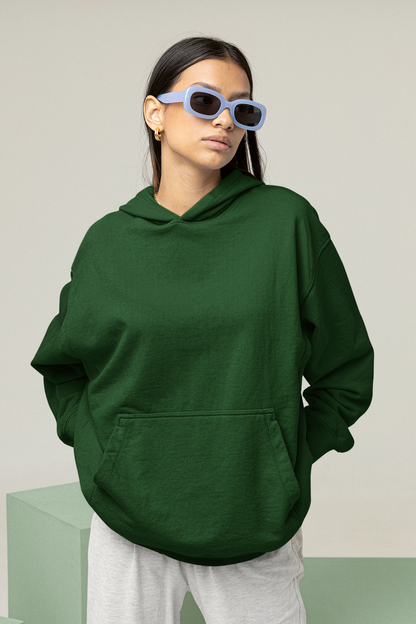 Dark Green Unisex Sweatshirt Hoodie - BURBENT®