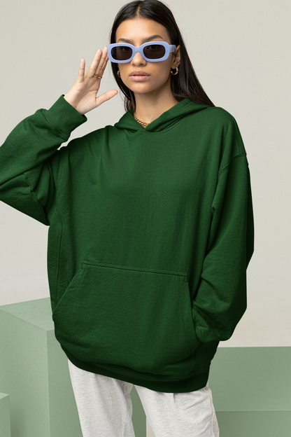 Dark Green Unisex Sweatshirt Hoodie - BURBENT®